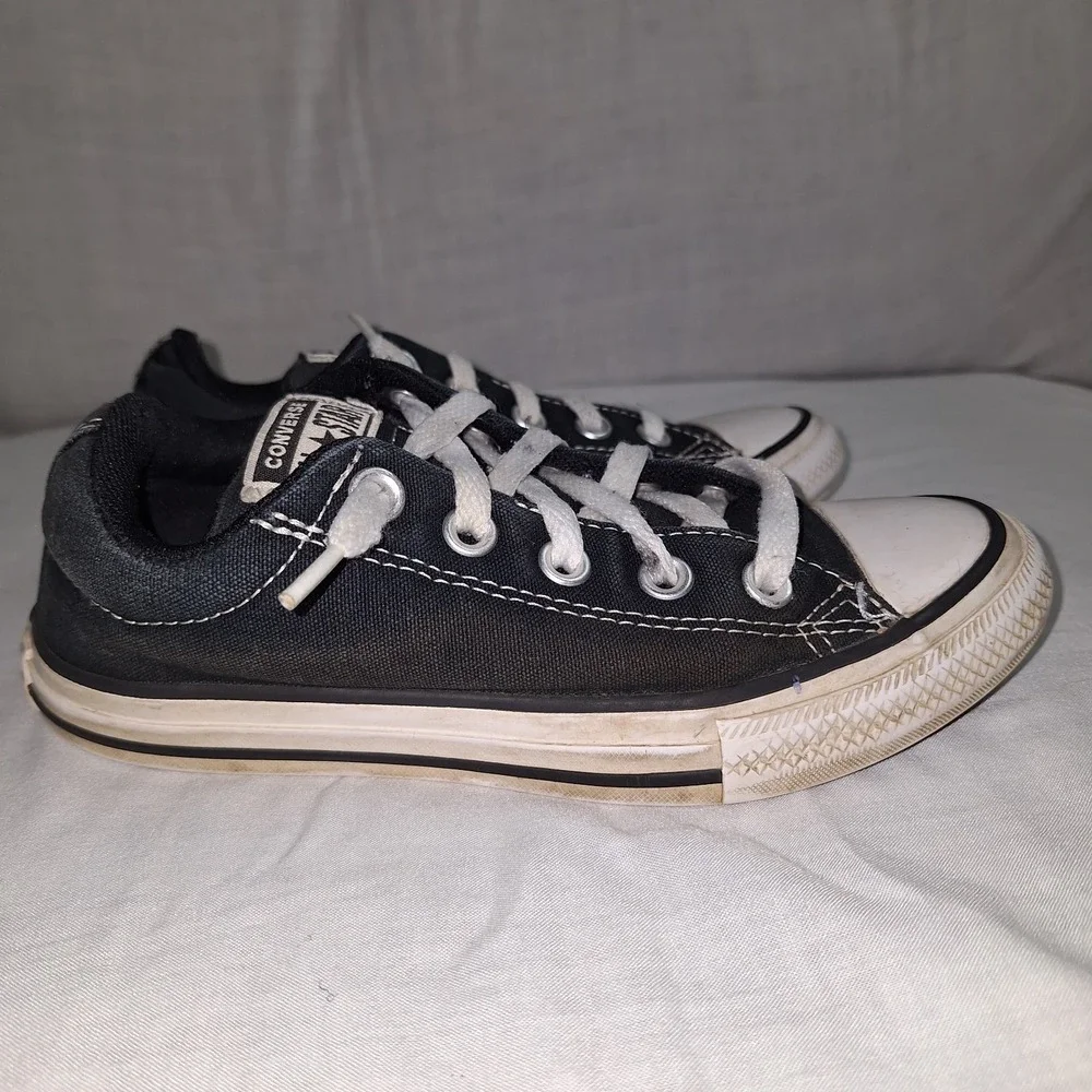 Converse All Star Low Top‎ Sneakers Kids Size US 2 / UK 1.5 Black A01696F Chuck